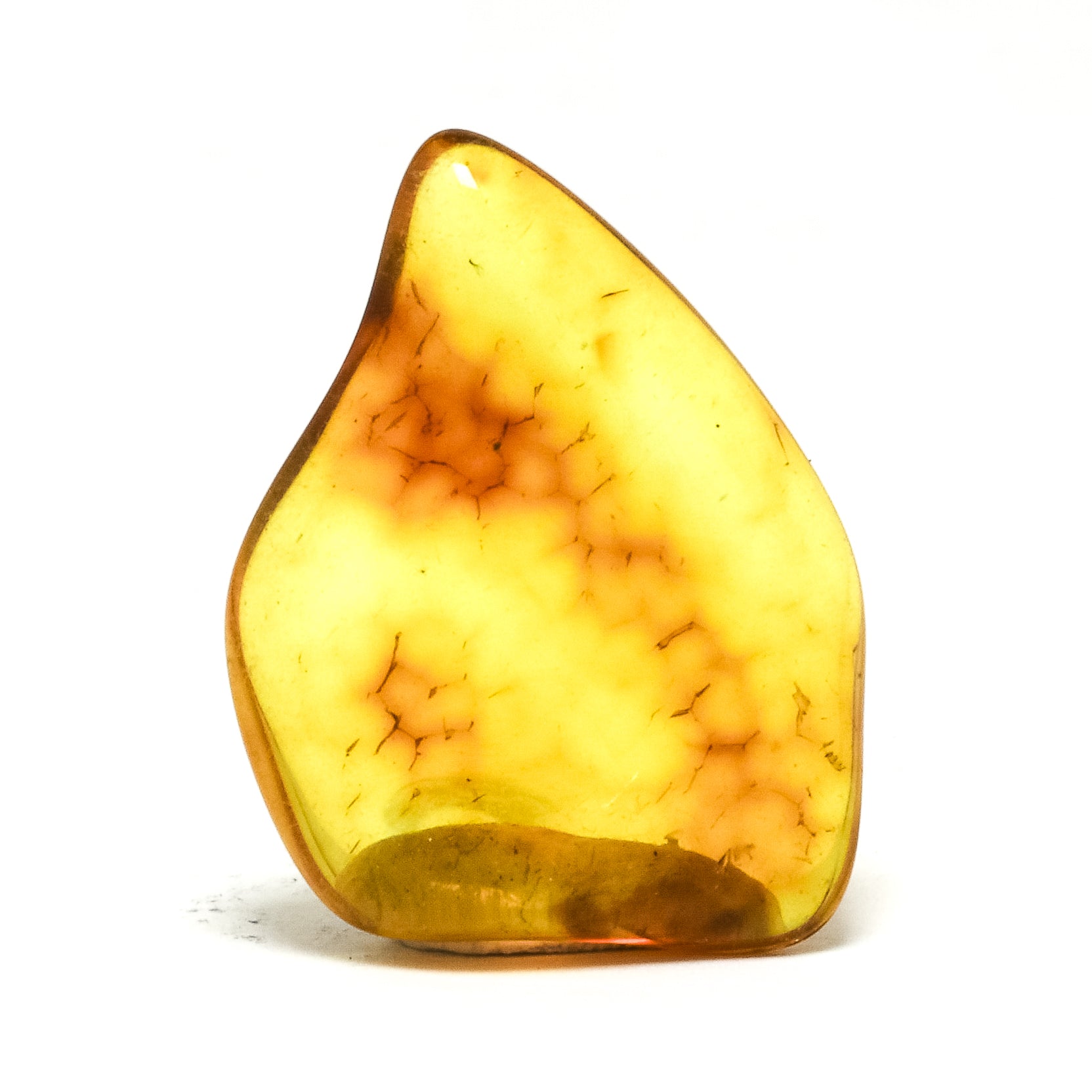Natural Baltic Amber Polished Crystal | Venusrox
