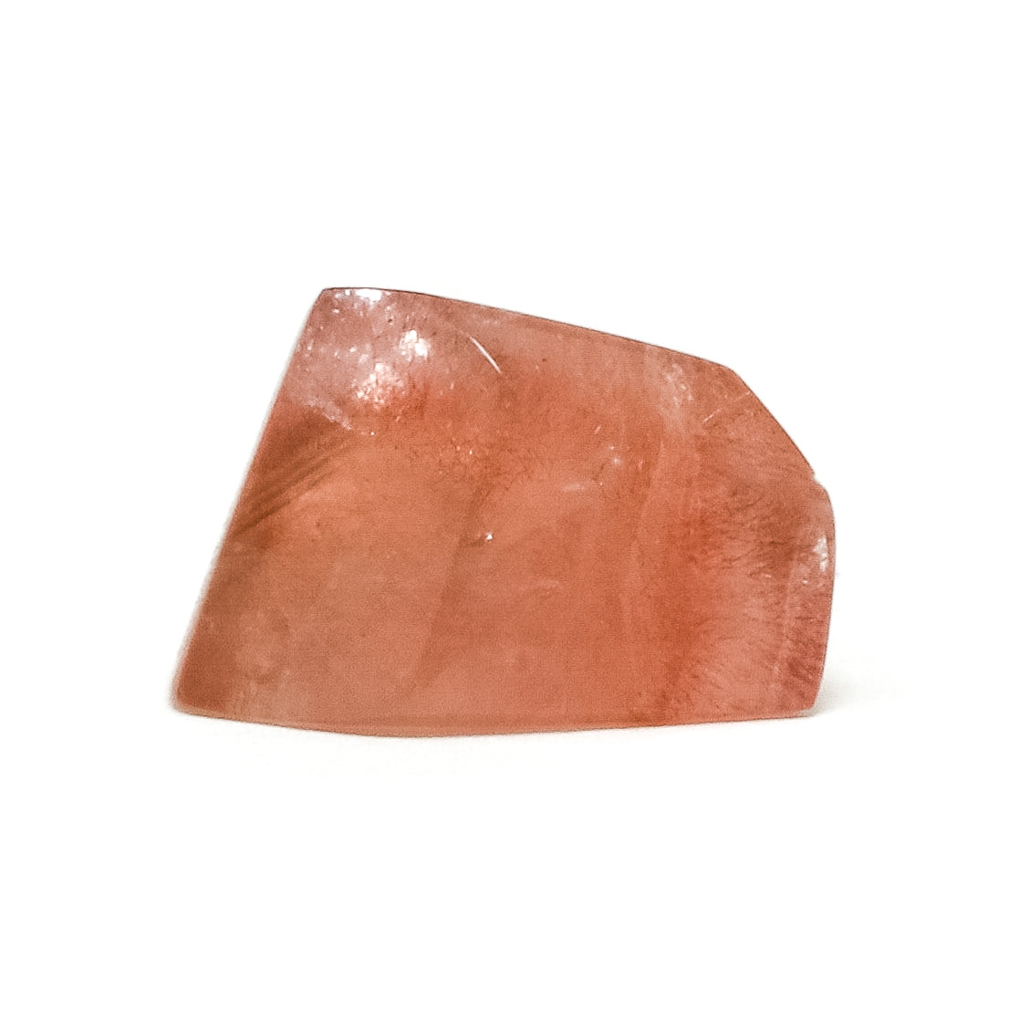 Strawberry Quartz Part Polished Crystal from the Shymkent Region, Kazakhstan | Venusrox