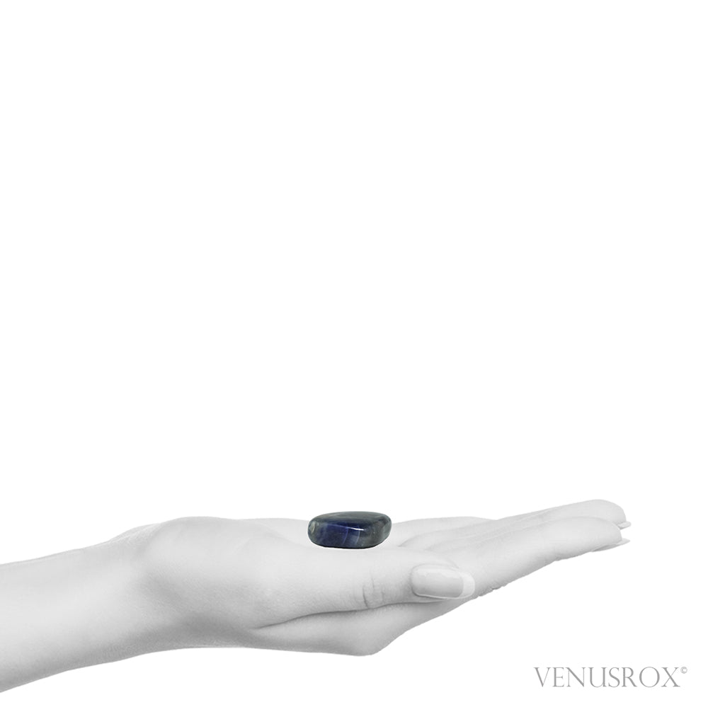 Blue Sapphire Polished Crystal from India | Venusrox
