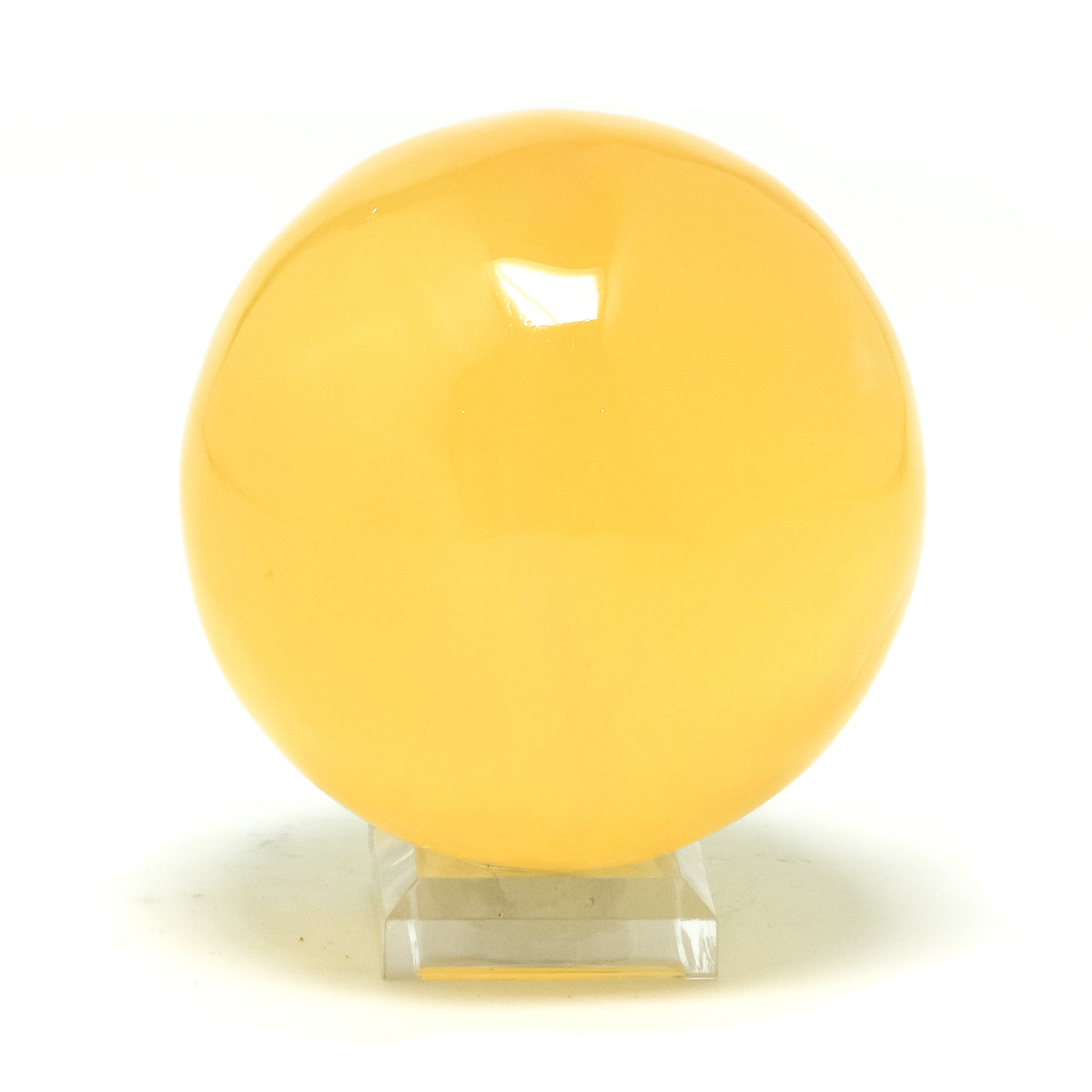 Orange Calcite Sphere from Utah, USA | Venusrox