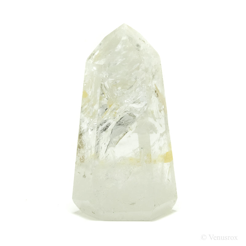 Golden Quartz Polished Point from Brazil | Venusrox