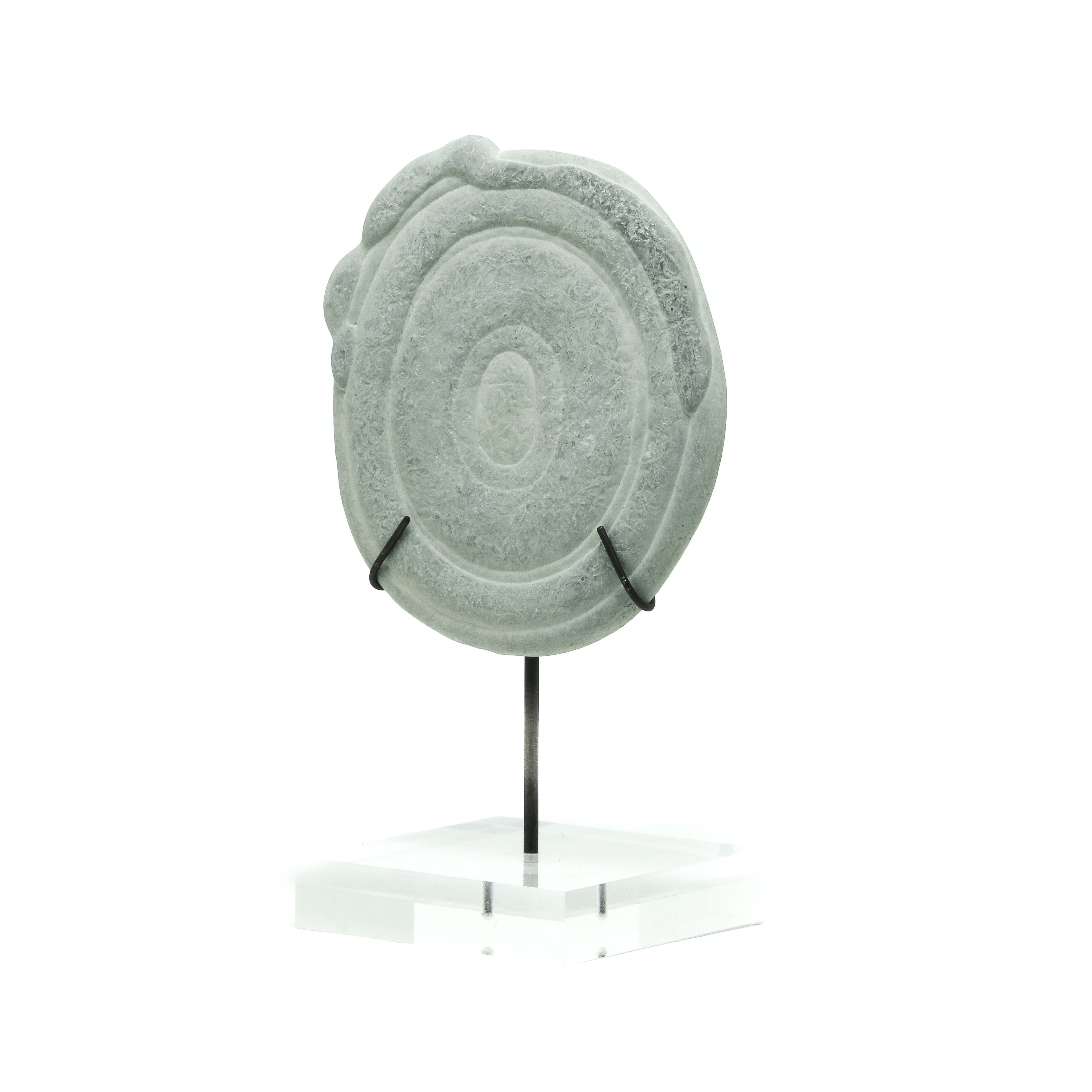 Fairy Stone Natural Crystal from Abitibi, Quebec, Canada mounted on a bespoke stand | Venusrox