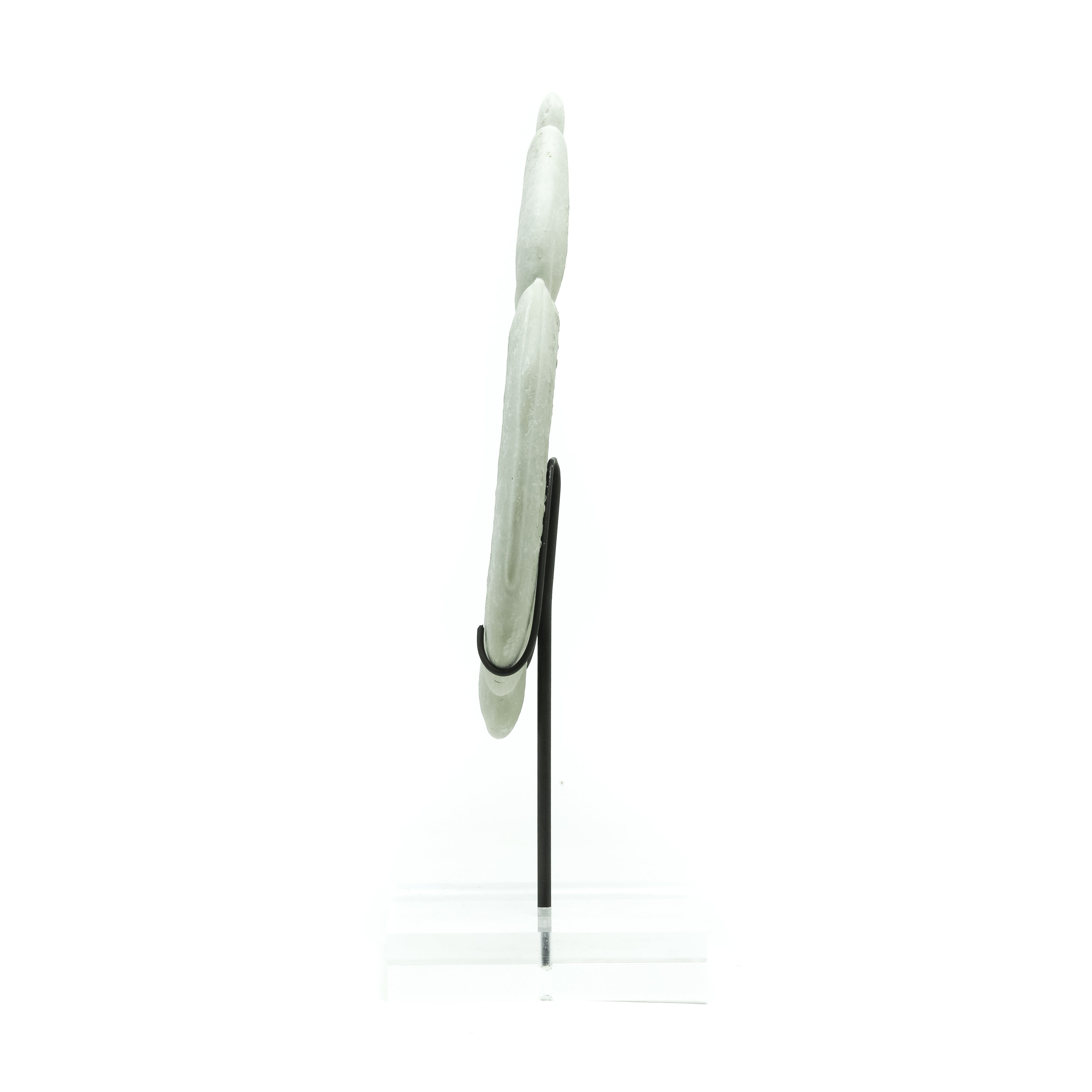 Fairy Stone Natural Crystal from Abitibi, Quebec, Canada mounted on a bespoke stand | Venusrox