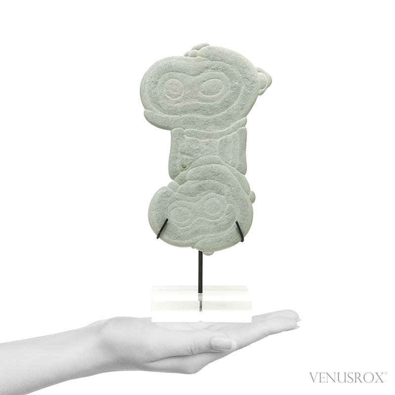 Fairy Stone Natural Crystal from Abitibi, Quebec, Canada mounted on a bespoke stand | Venusrox