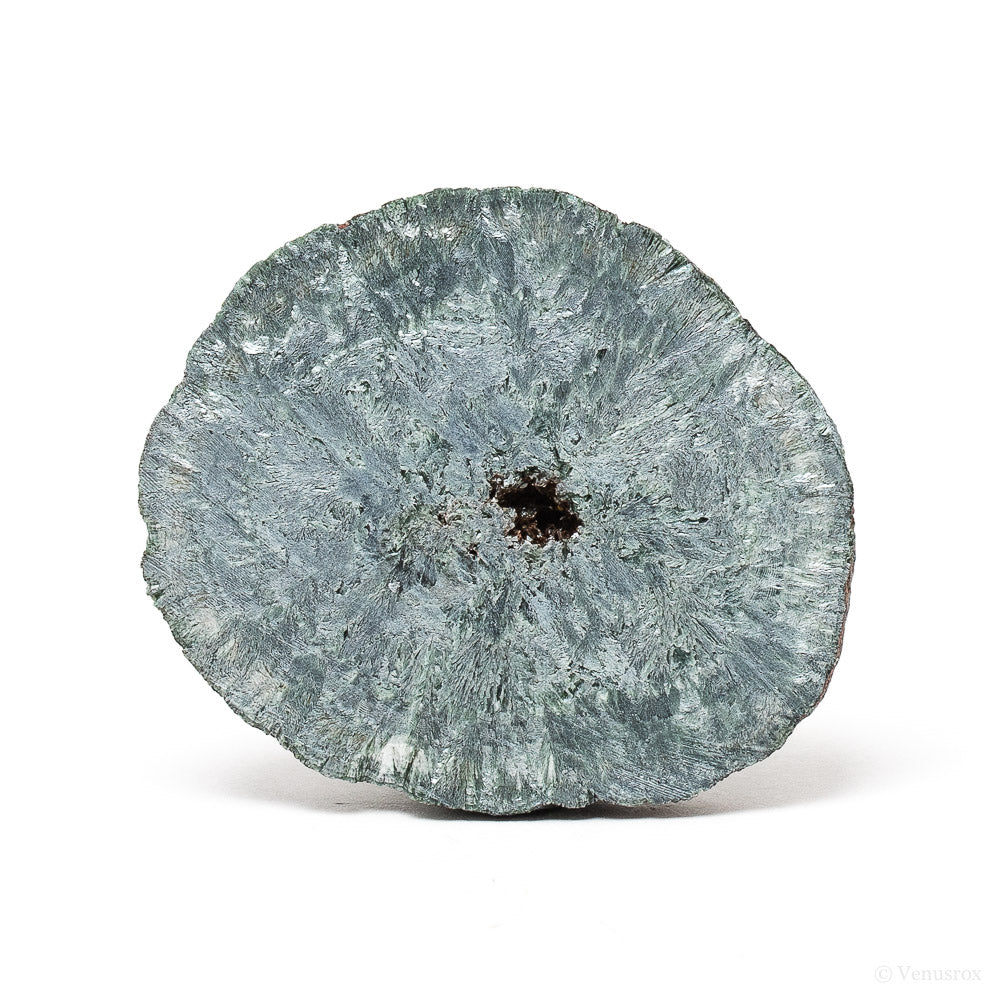 Seraphinite Polished/Natural Slice from the Korshunovskoye Iron Scary Deposit, Irkutskaya Oblast, Siberia, Russia | Venusrox