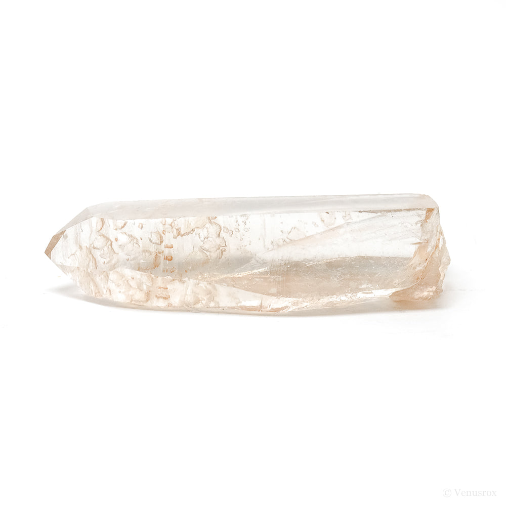 Lemurian Quartz with Hematite Part Polished/Part Natural Point from Brazil | Venusrox