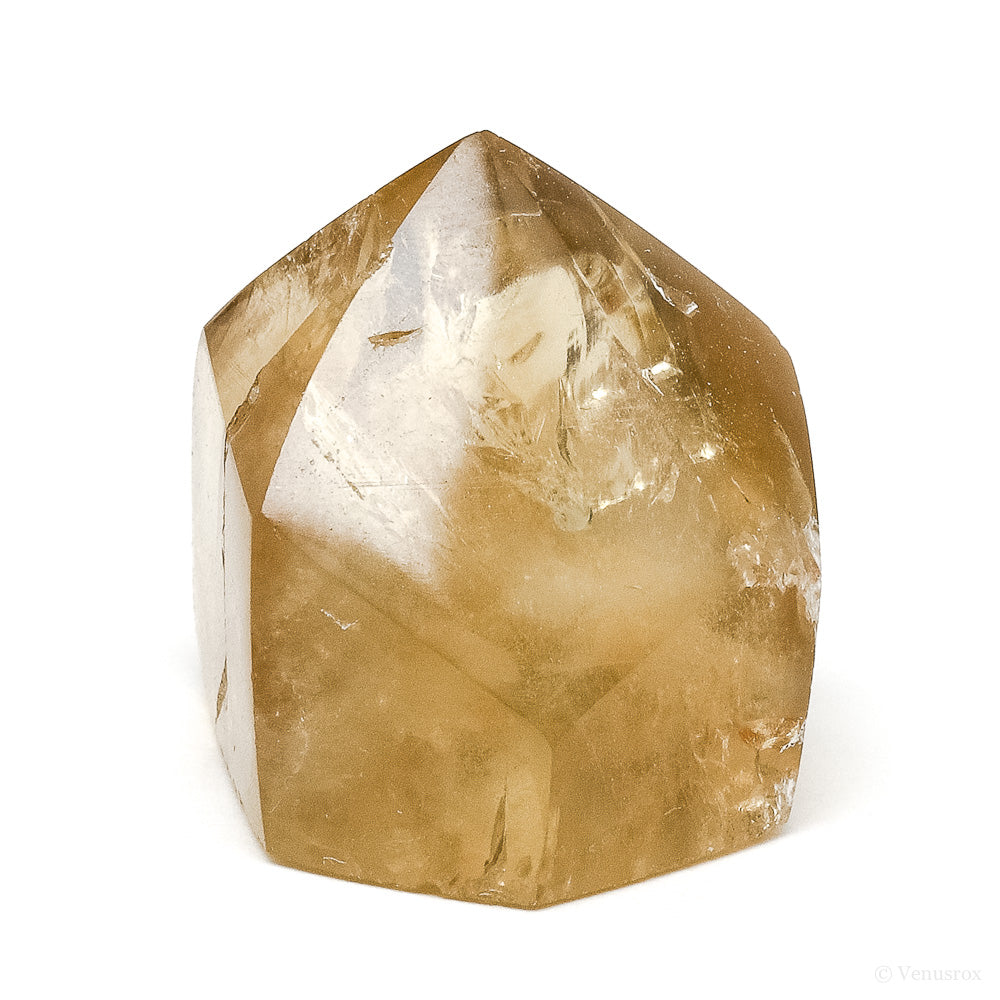 Natural Citrine Polished Point from Shaba, Zaire | Venusrox
