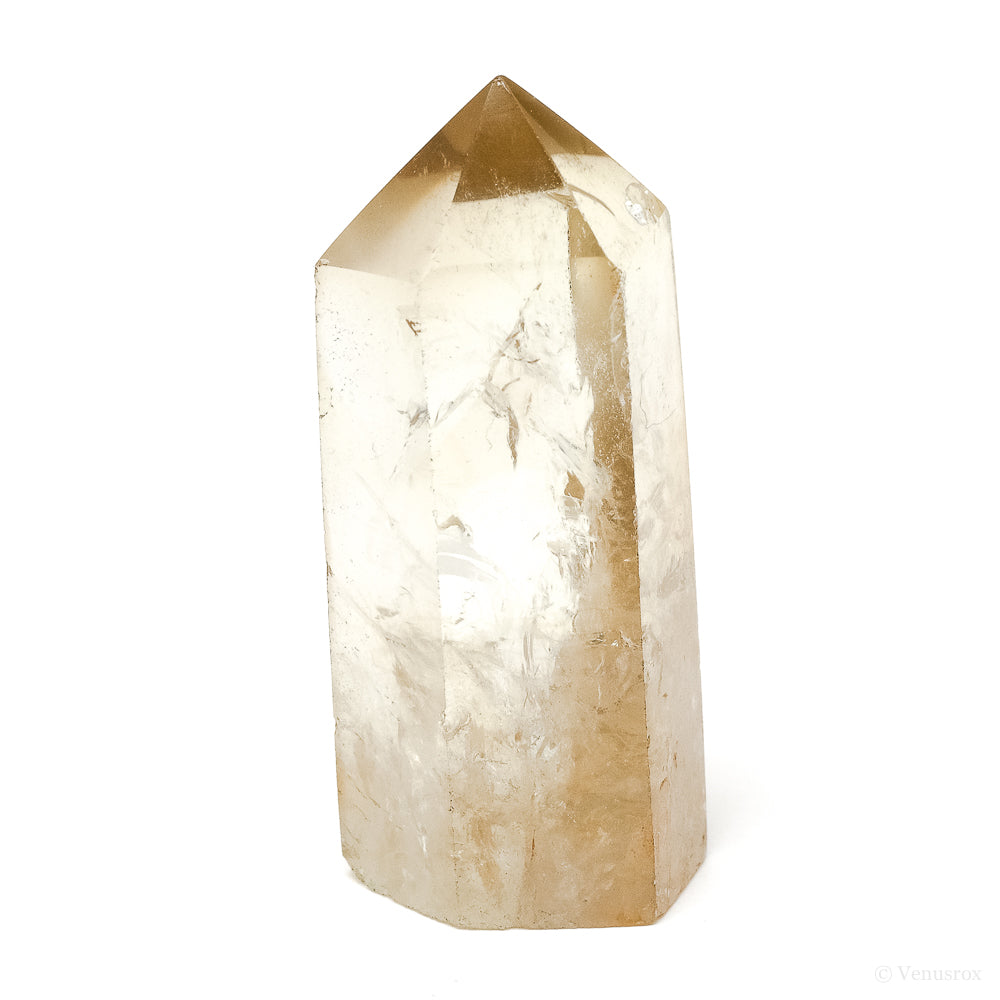 Natural Citrine Polished Point from Shaba, Zaire | Venusrox