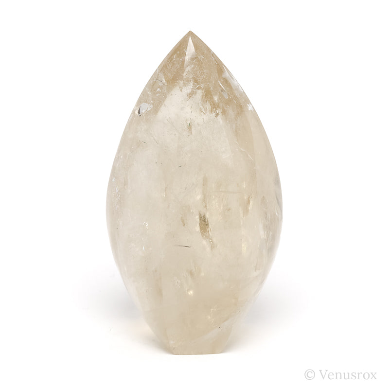 Natural Citrine Polished Flame from Brazil | Venusrox