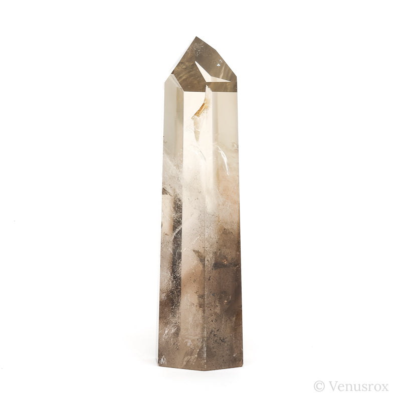 Natural Citrine/Smoky Phantom Quartz Polished Point from Brazil | Venusrox