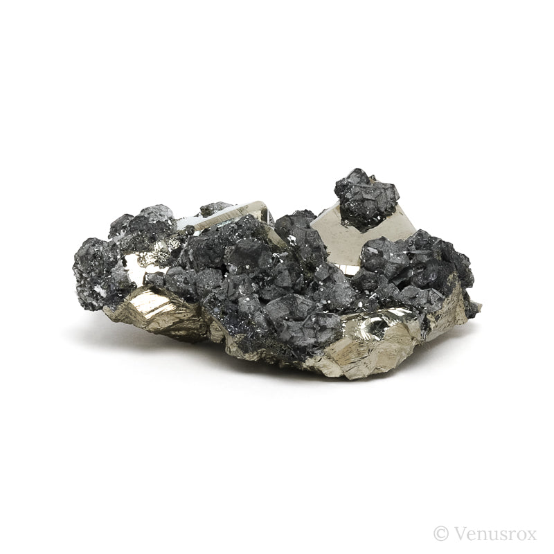 Pyrite with Sphalerite Natural Cluster from the Huanzala Mine, Huallanca District, Dos de Mayo Province, Huánuco Department, Peru | Venusrox