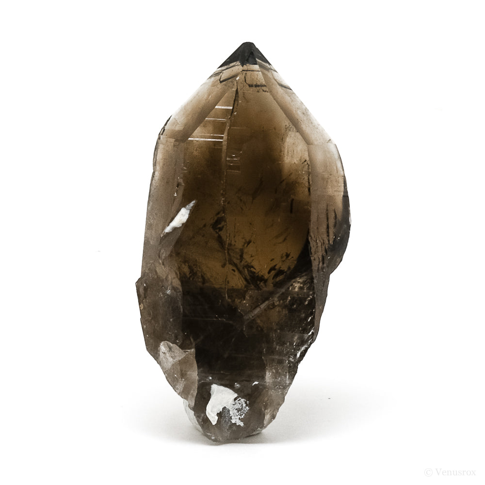 Smoky Quartz with Feldspar Natural Point from Mount Malosa, Zomba District, Malawi | Venusrox
