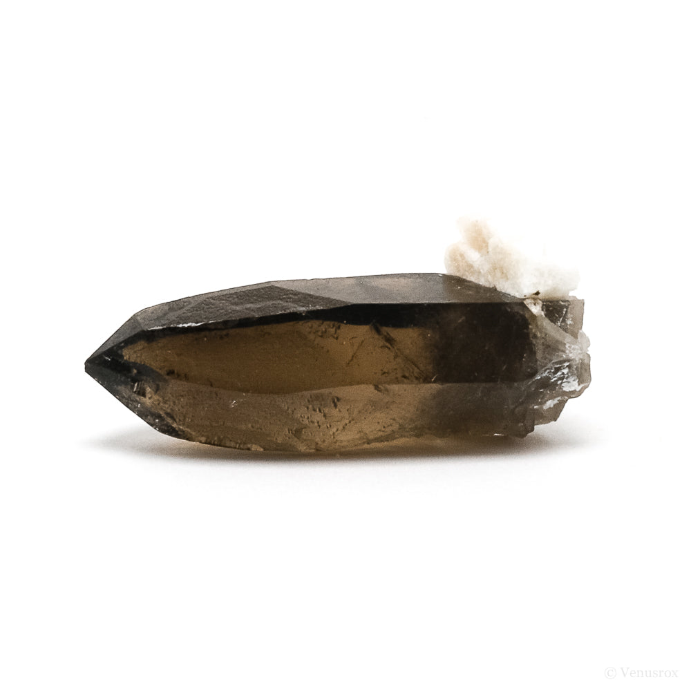Smoky Quartz with Feldspar Natural Point from Mount Malosa, Zomba District, Malawi | Venusrox