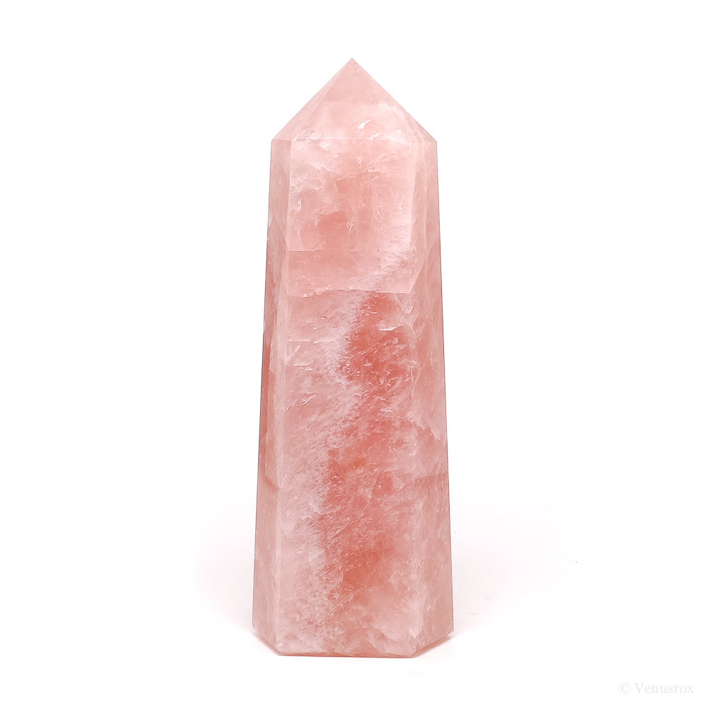 Rose Quartz Polished Point from Brazil | Venusrox