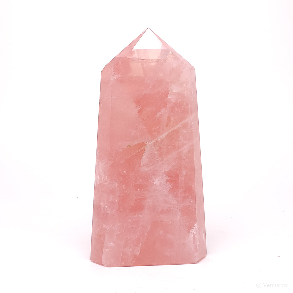 Rose Quartz Polished Point from Brazil | Venusrox