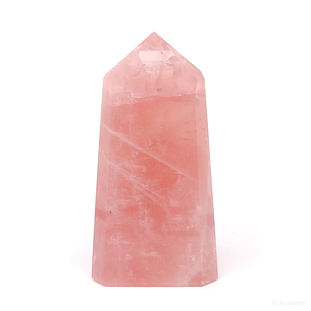 Rose Quartz Polished Point from Brazil | Venusrox