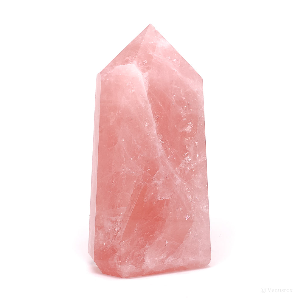 Rose Quartz Polished Point from Brazil | Venusrox