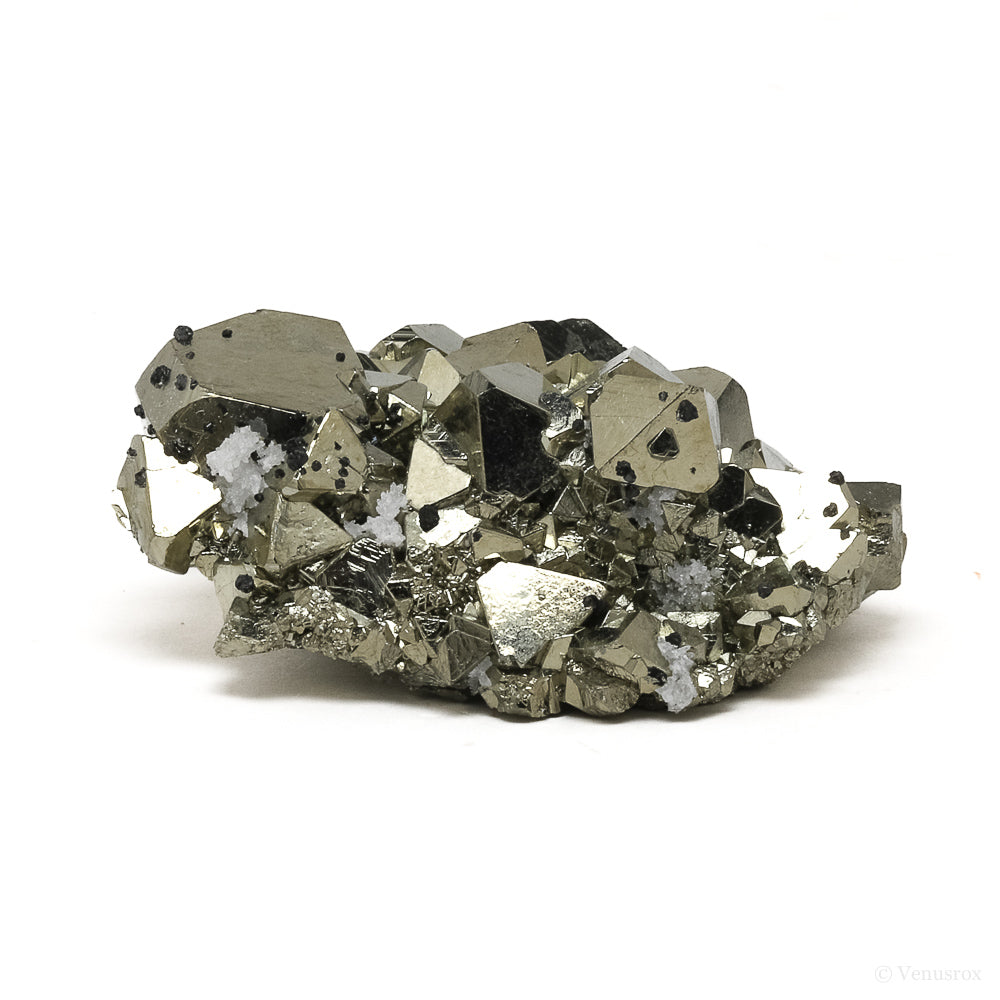Pyrite with Sphalerite Natural Cluster from the Huanzala Mine, Huallanca District, Dos de Mayo Province, Huánuco Department, Peru | Venusrox