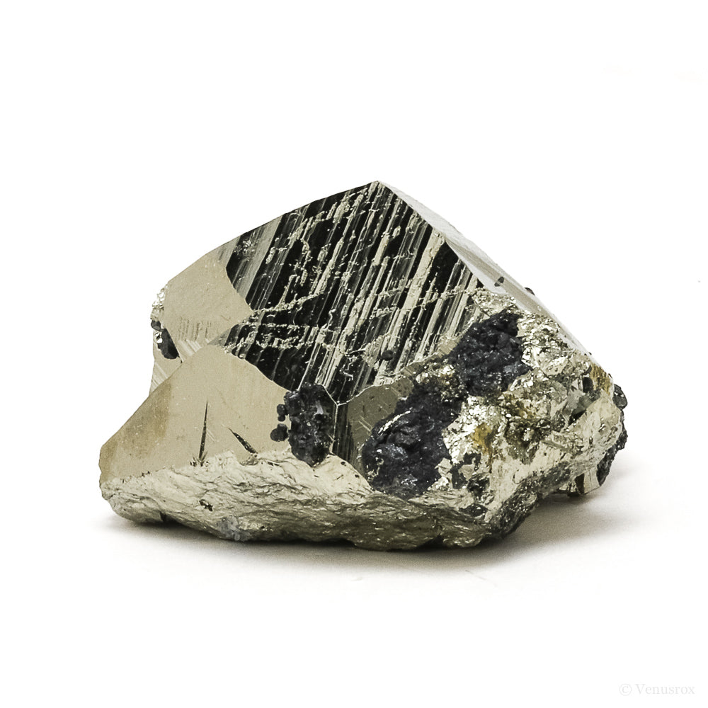 Pyrite with Sphalerite Natural Cluster from the Huanzala Mine, Huallanca District, Dos de Mayo Province, Huánuco Department, Peru | Venusrox