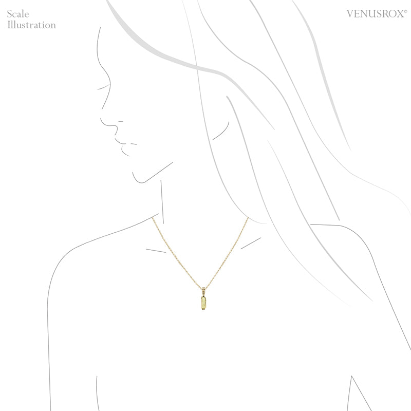 Heliodor Polished Crystal Pendant from Ukraine | Venusrox