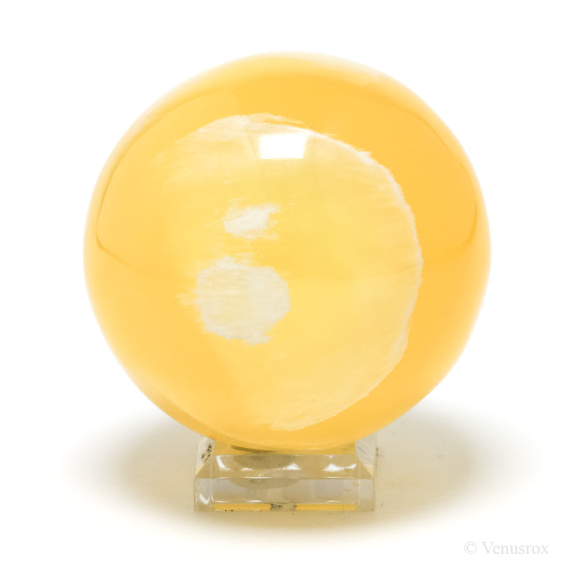 Orange Calcite Sphere from Utah, USA | Venusrox
