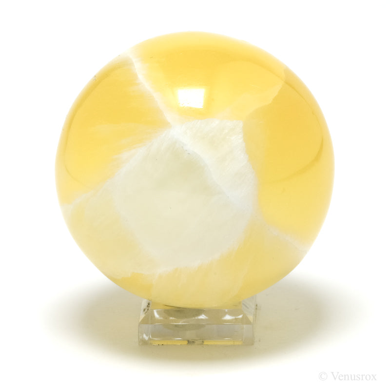 Orange Calcite Sphere from Utah, USA | Venusrox