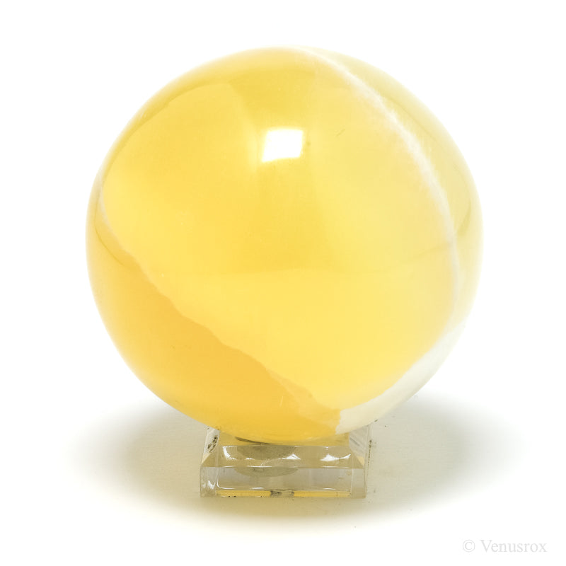 Orange Calcite Sphere from Utah, USA | Venusrox