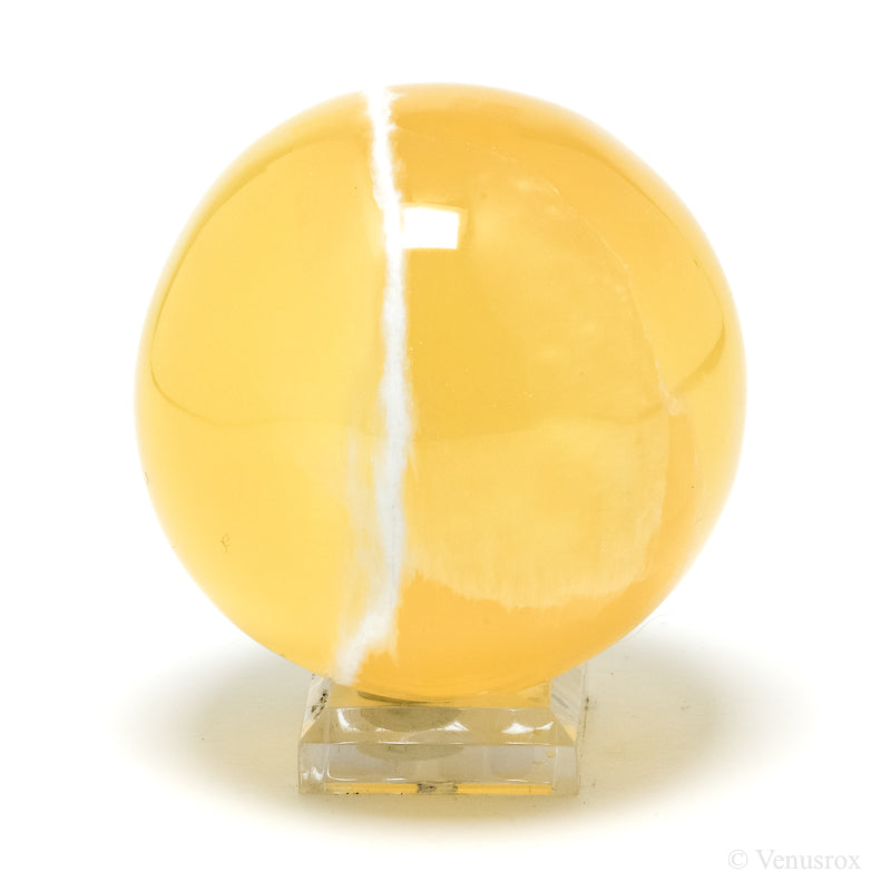 Orange Calcite Sphere from Utah, USA | Venusrox