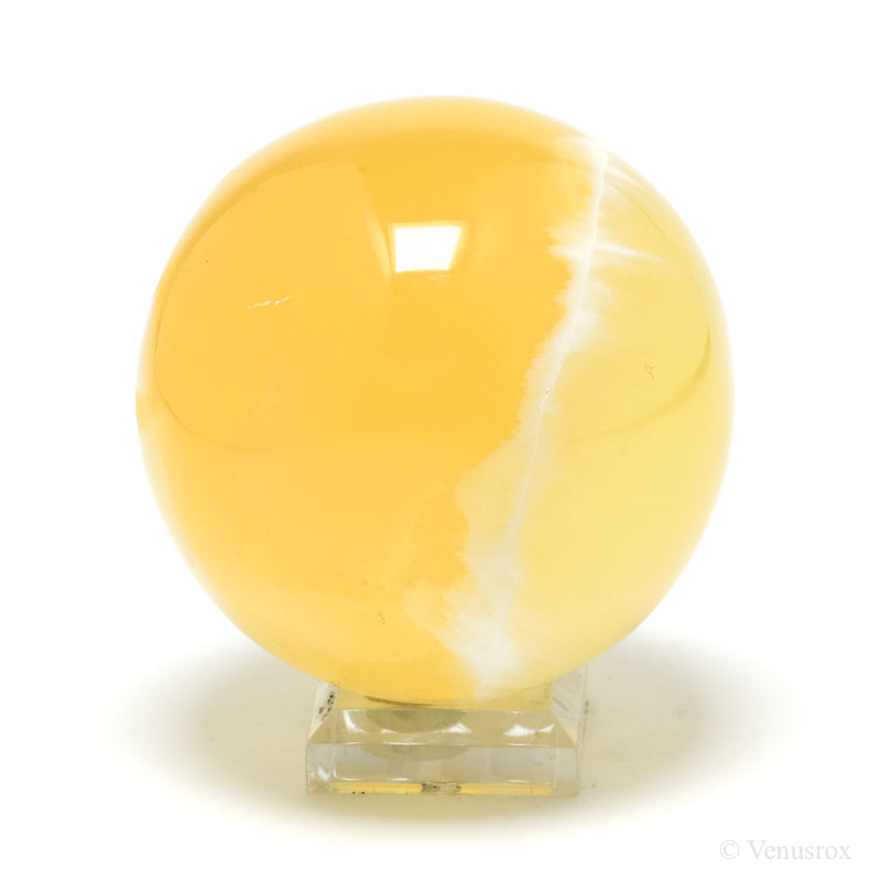 Orange Calcite Sphere from Utah, USA | Venusrox
