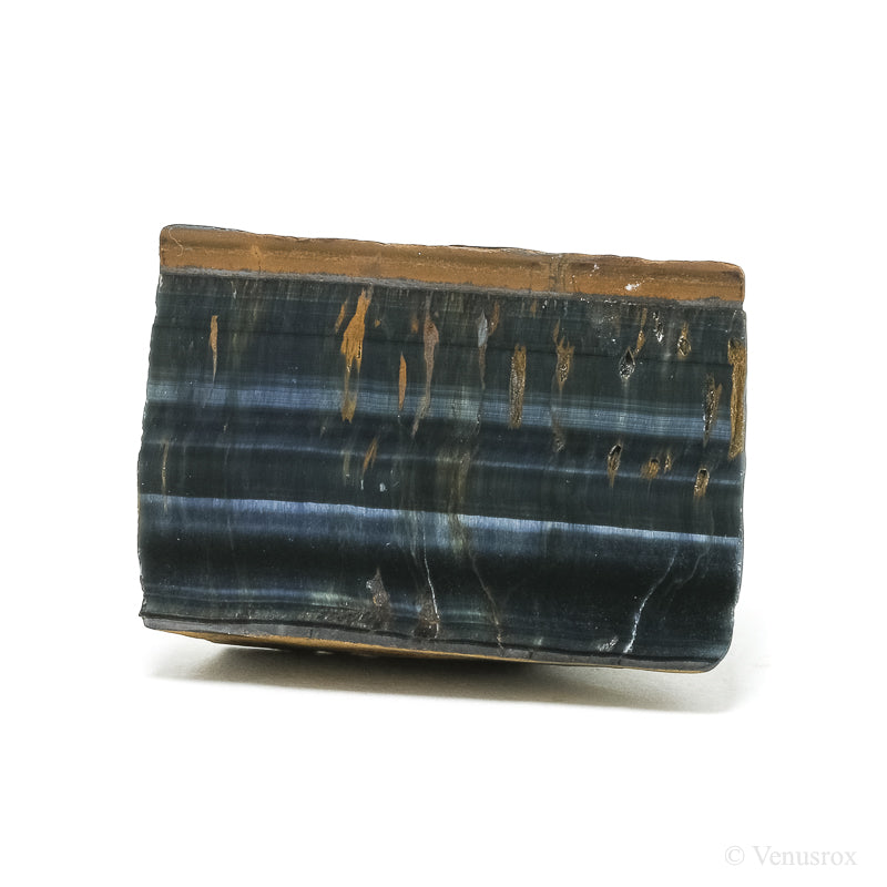 Tigers Eye with Hematite Part Polished/Part Natural Crystal from South Africa | Venusrox