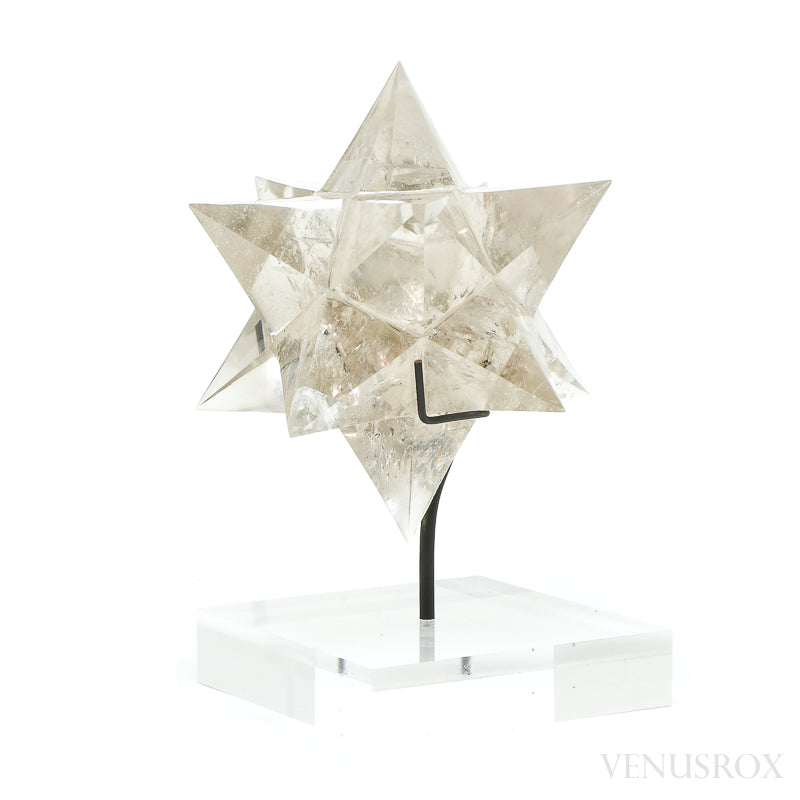 Smoky Quartz Polished Star from Minas Gerais, Brazil, mounted on a bespoke stand | Venusrox
