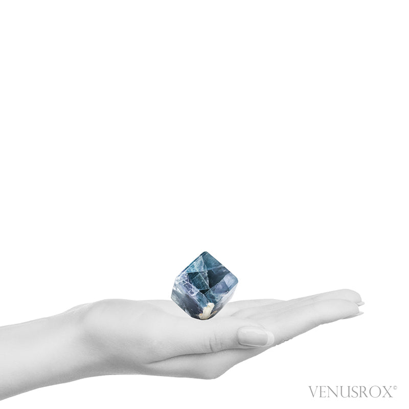 Fluorite Polished Cube from Mexico | Venusrox