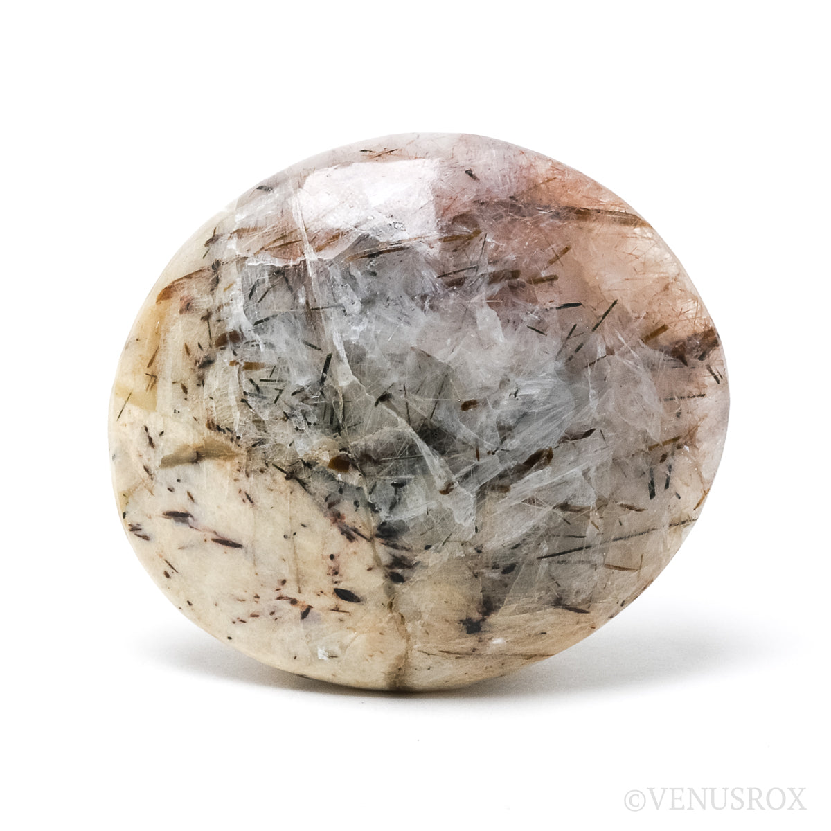 Natrolite with Astrophyllite Polished Crystal from Lovozero Massif, Kola Peninsula, Russia | Venusrox