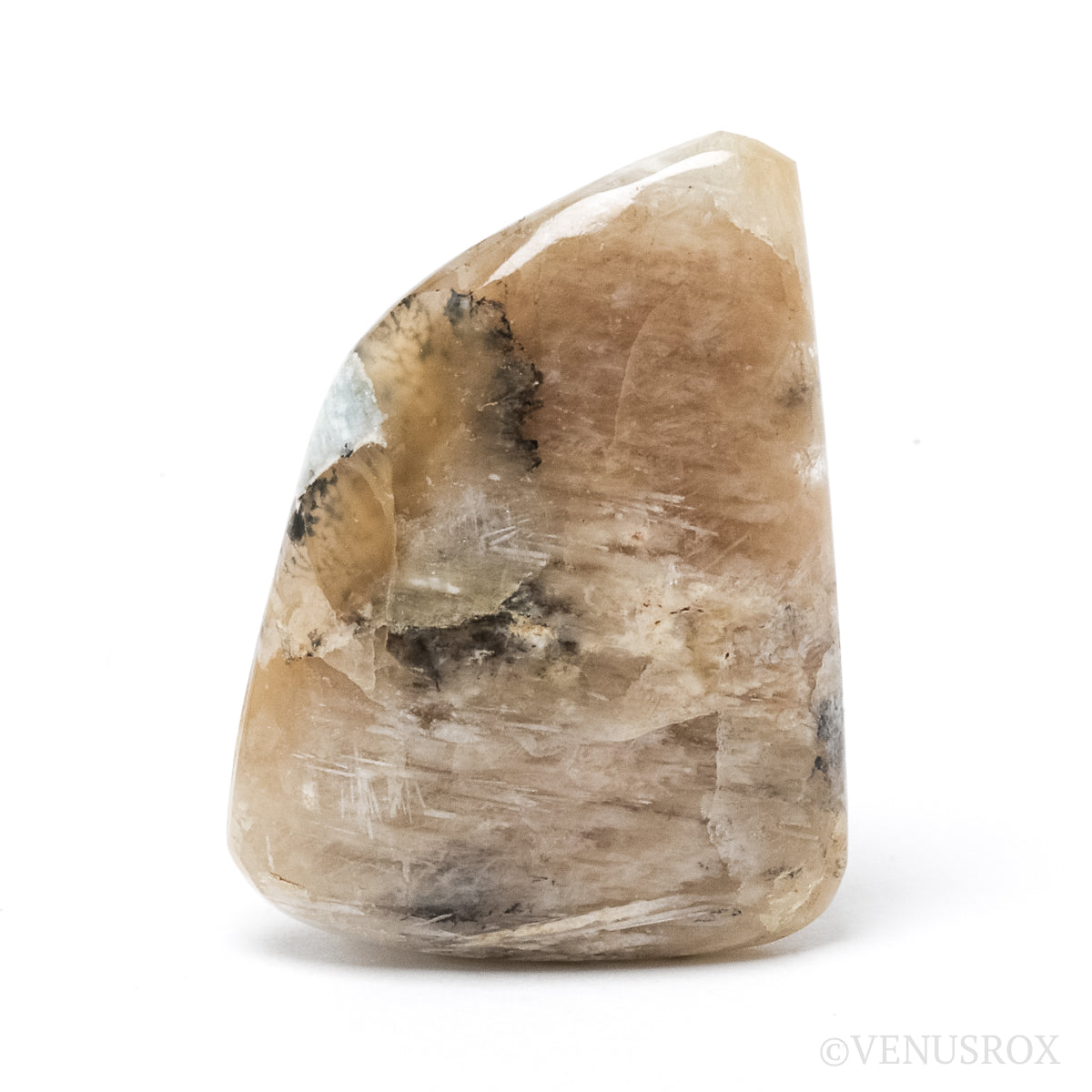 Natrolite & Feldspar Polished Crystal from the Lovozero Massif, Kola Peninsula, Russia | Venusrox