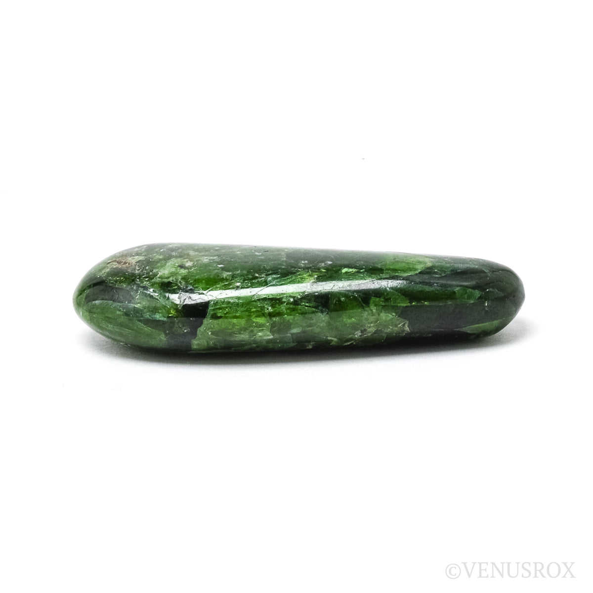 Chrome Diopside Polished Crystal from Sakha, Siberia, Russia | Venusrox