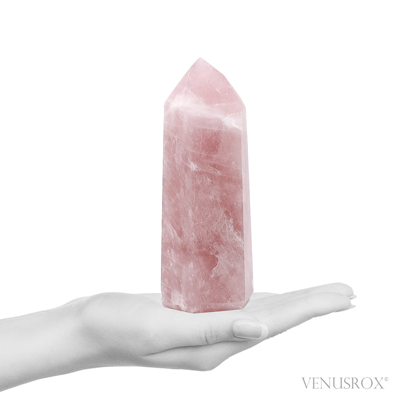 Rose Quartz Polished Point from Brazil | Venusrox