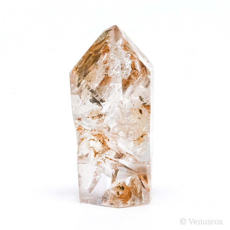 Elestial Quartz Part Polished/Part Natural Point from Madagascar | Venusrox