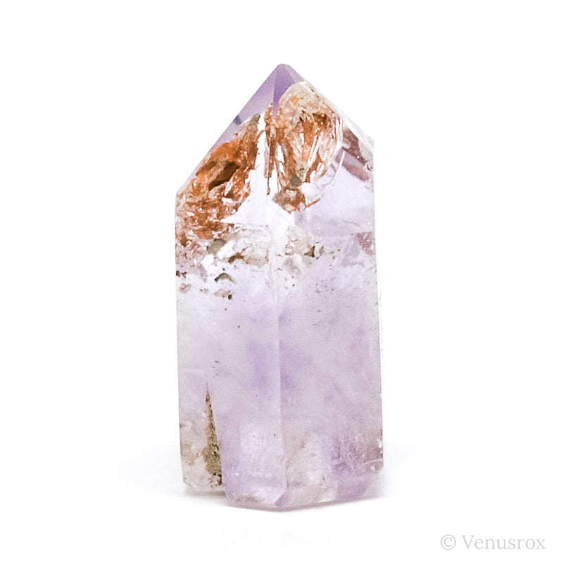Amethyst Elestial Quartz Part Polished/Part Natural Point from Madagascar | Venusrox