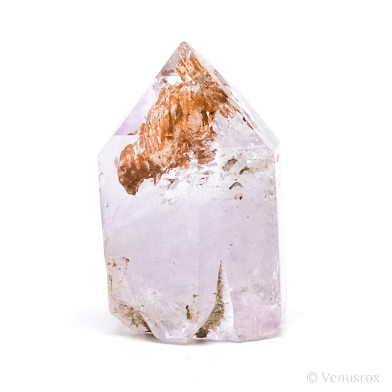 Amethyst Elestial Quartz Part Polished/Part Natural Point from Madagascar | Venusrox