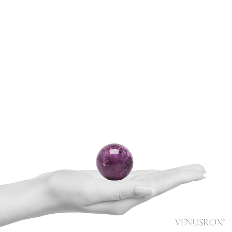 Amethyst Phantom Polished Sphere from Brazil | Venusrox
