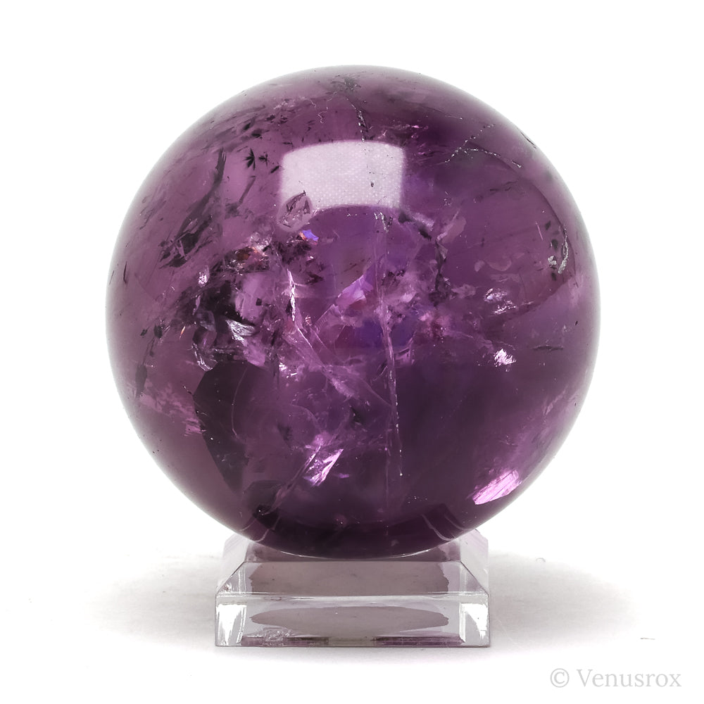 Amethyst Phantom Polished Sphere from Brazil | Venusrox