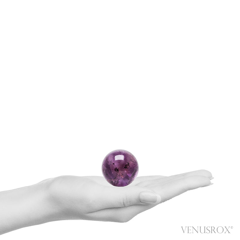 Amethyst Phantom Polished Sphere from Brazil | Venusrox