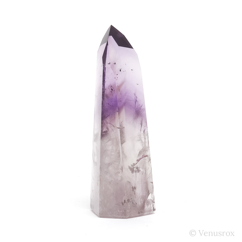 Amethyst Phantom Polished Point from the Quixaba Mine, Bahia, Brazil | Venusrox