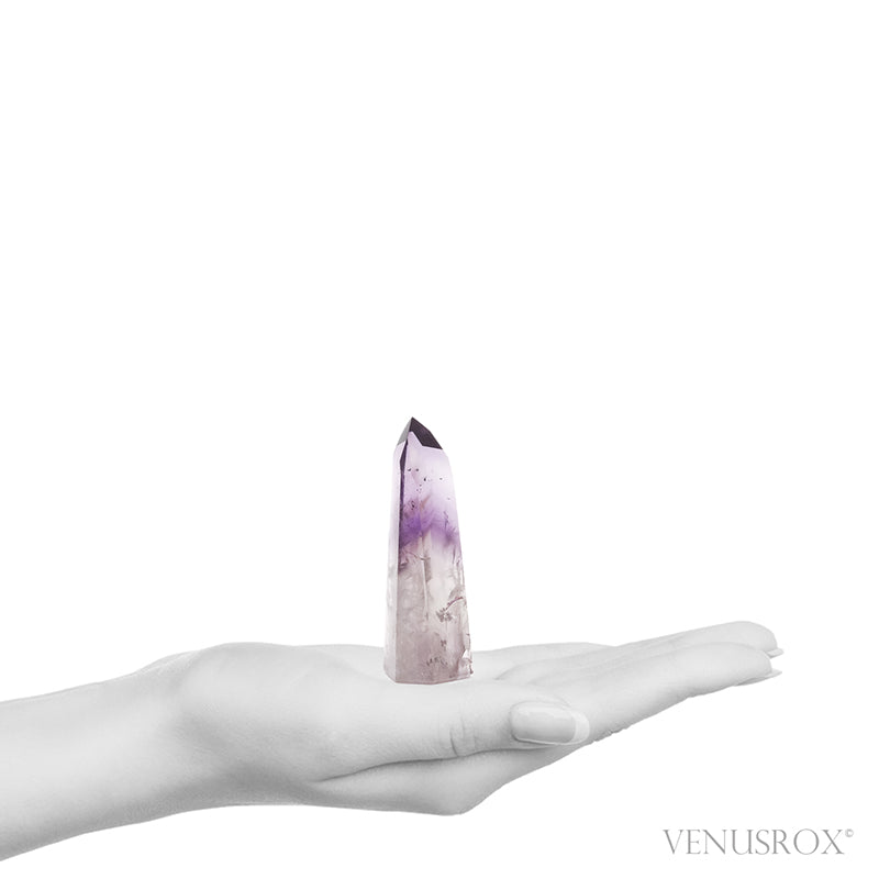 Amethyst Phantom Polished Point from the Quixaba Mine, Bahia, Brazil | Venusrox