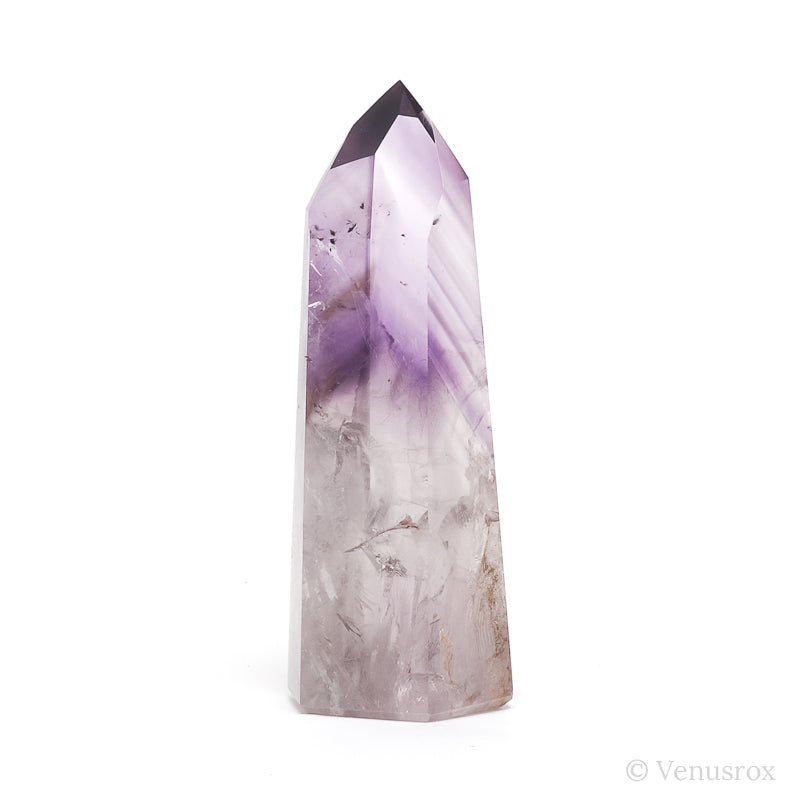 Amethyst Phantom Polished Point from the Quixaba Mine, Bahia, Brazil | Venusrox