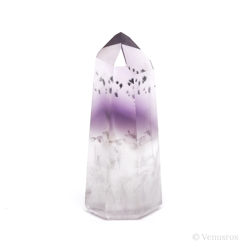 Amethyst Phantom Polished Point from the Quixaba Mine, Bahia, Brazil | Venusrox