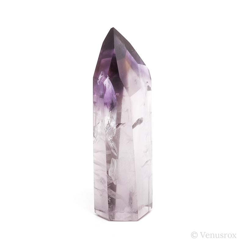 Amethyst Phantom Polished Point from the Quixaba Mine, Bahia, Brazil| Venusrox