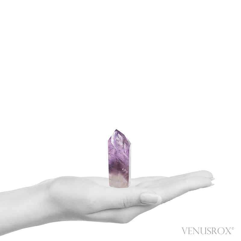 Amethyst Phantom Polished Point from the Quixaba Mine, Bahia, Brazil | Venusrox