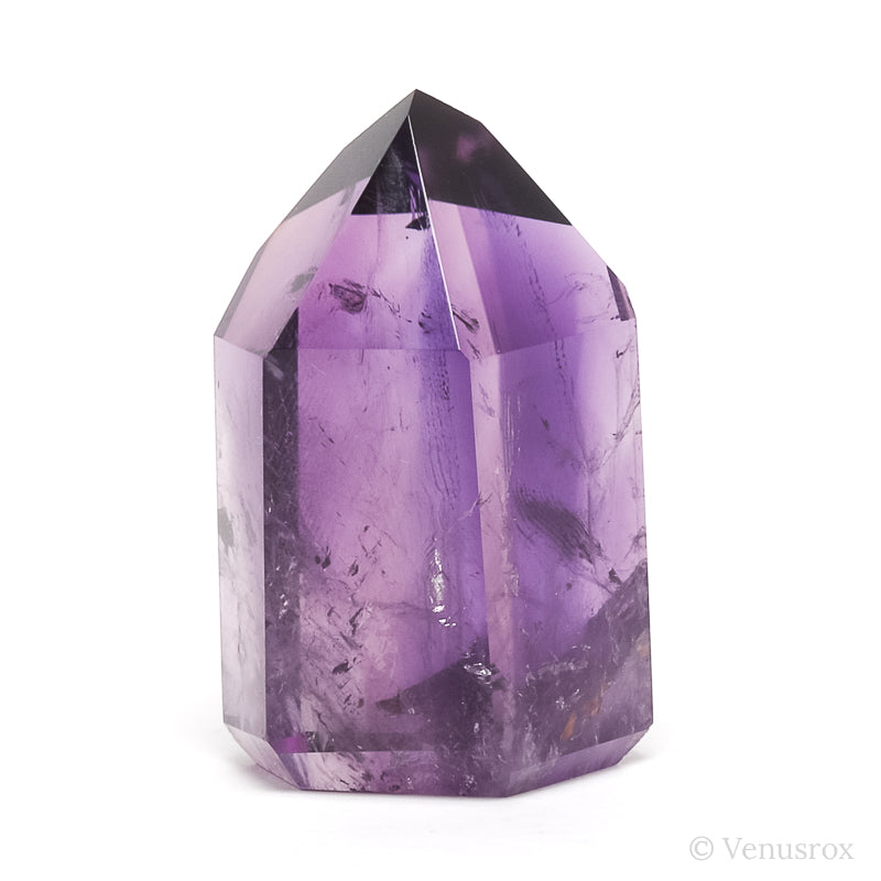 Amethyst Phantom Polished Point from Brazil | Venusrox