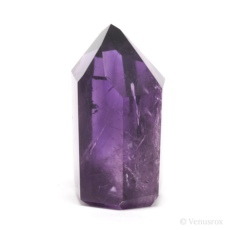 Amethyst Phantom Polished Point from Brazil | Venusrox